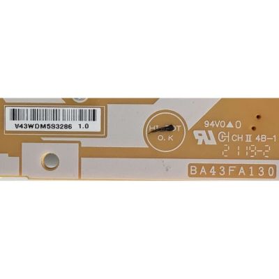 FUENTE DE PODER PARA TV SAMSUNG ORIGINAL / NUMERO DE PARTE BA43FA130 / KANT_SU2e_43_HYBRID_PW / DISPLAY ST4251D01-B VER.2.1 / MODELOS UN43TU7000 / UN43TU700D / UN43TU7000B / UN43CU7000 / UN43AU7000 / UN43AU7000FXZX BH10 / MAS MODELOS EN DESCRIPCIÓN - Imagen 2